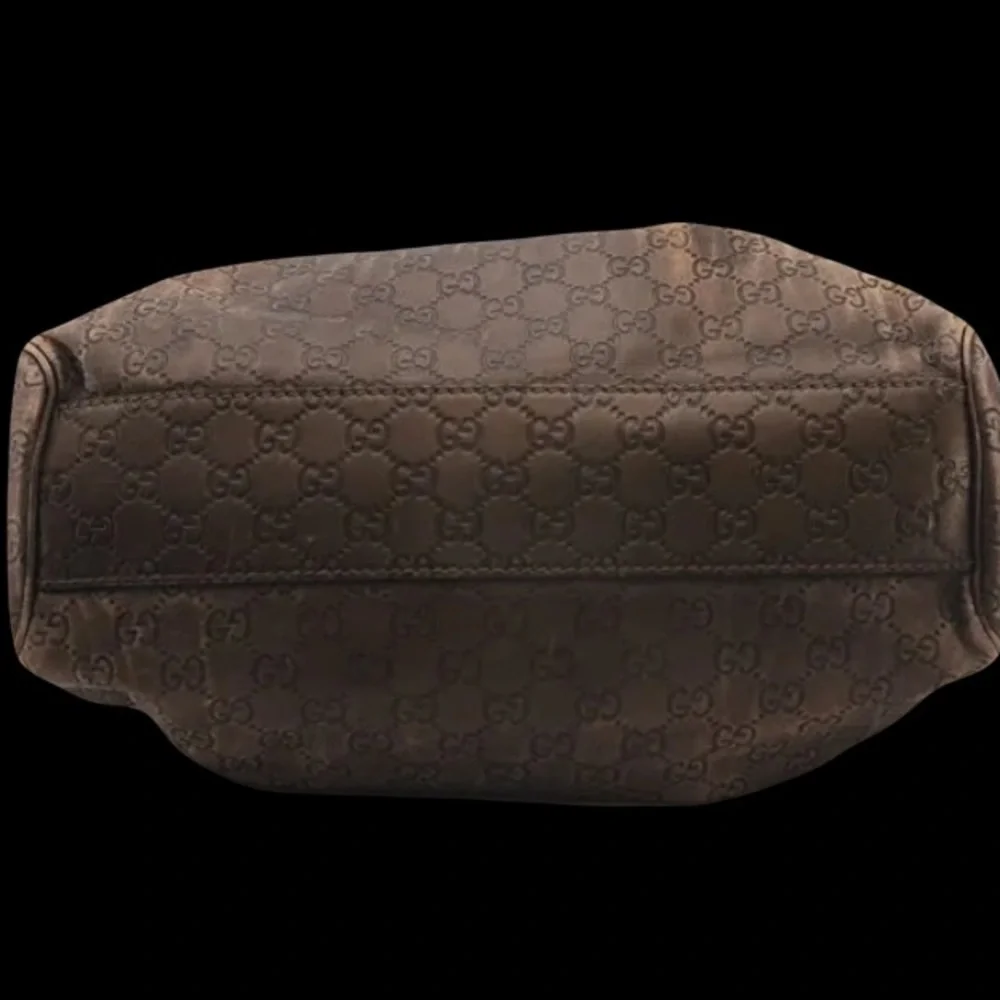 GUCCI Guccissima Sukey GG Leather Hobo Shoulder Satchel Tote 👜 - Picture 9 of 15